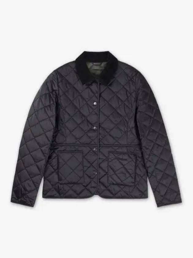 Deveron Quilting Jacket Olive Black - BARBOUR - BALAAN 2