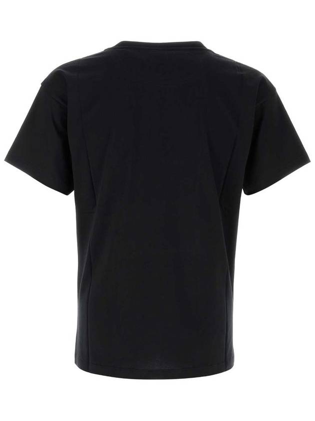 Logo Printed Short Sleeve T-Shirt Black - BALLY - BALAAN 3