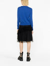 ORB Embroid Logo Knit Top Blue - VIVIENNE WESTWOOD - BALAAN 5