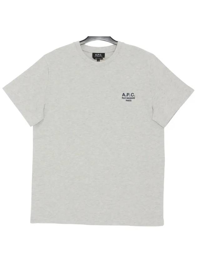 Raymond Short Sleeve T-shirt Grey - A.P.C. - BALAAN 3