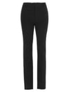 Gabardine Straight Pants Black - SAINT LAURENT - BALAAN 2