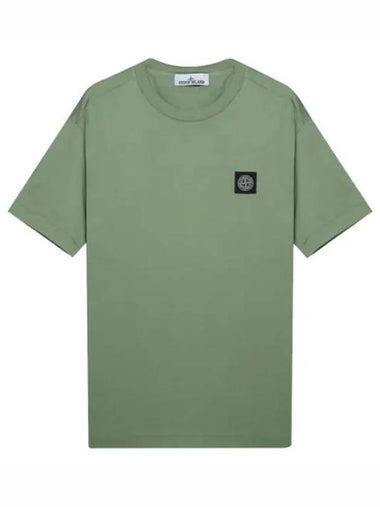 Logo patch t shirt short sleeve men s - STONE ISLAND - BALAAN 1