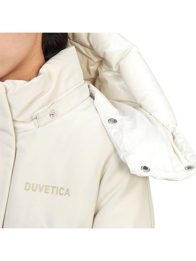 Exclusive special price limited to 30 pieces Cortina goose down women s long padded jumper VDDJ12546K0001 IVD - DUVETICA - BALAAN 7