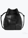 Intrecciato Cassette Small Bucket Bag Black - BOTTEGA VENETA - BALAAN 2