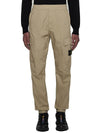 Logo Twill Cotton Cargo Track Pants Sand - STONE ISLAND - BALAAN 5