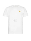 Small Gold Heart Wappen Short Sleeve T-Shirt White P1 T216 4 - COMME DES GARCONS - BALAAN 2