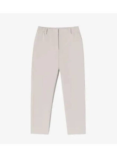 Women s Winter Brushed Banding Slacks Cream - LACOSTE - BALAAN 1