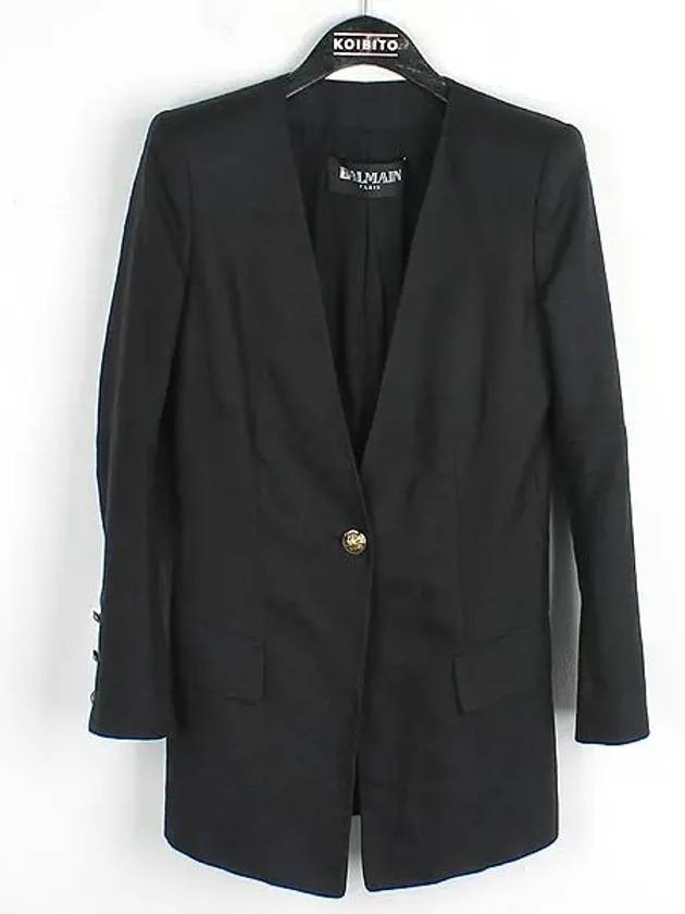 Smith Market used luxury goods black color jacket women s clothing - BALMAIN - BALAAN 1