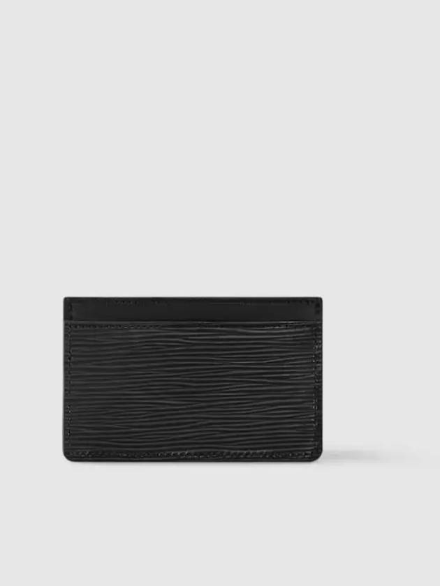 Epi Logo Leather Card Wallet Black - LOUIS VUITTON - BALAAN 7