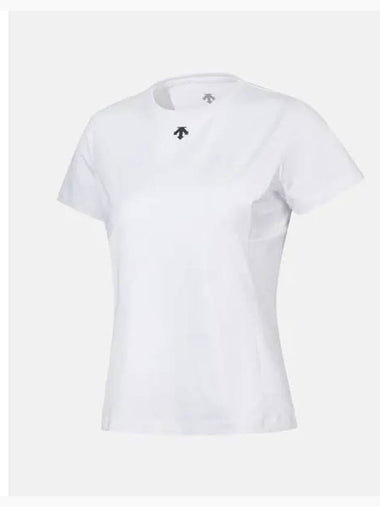 Women s Basic Short Sleeve T Shirt White SP322TTS75 - DESCENTE - BALAAN 1