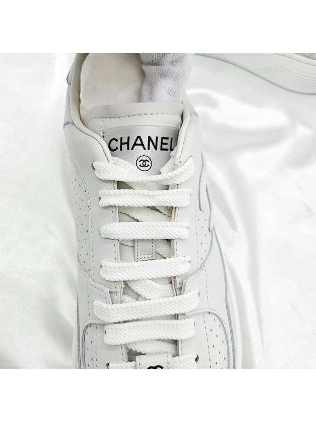 Air Force CC Logo Women s Sneakers White G45079 - CHANEL - BALAAN 5