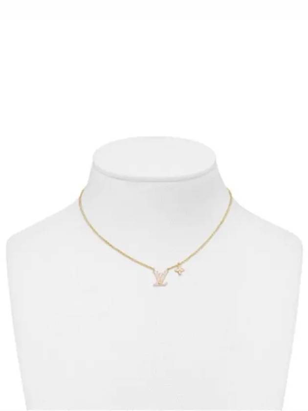 LV Iconic Enamel Necklace Gold - LOUIS VUITTON - BALAAN 6