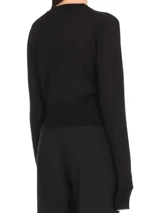 Bea Cropped Cardigan Black - VIVIENNE WESTWOOD - BALAAN 3