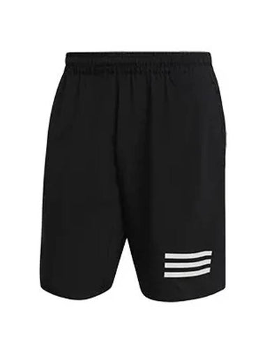 Club Tennis 3 Stripes Shorts Black - ADIDAS - BALAAN 1