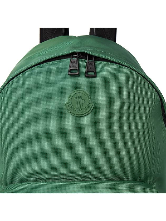 Logo Patch Zipper Backpack Green - MONCLER - BALAAN 7