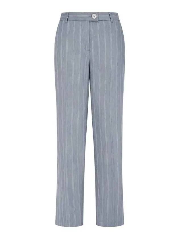 Women s Silk Blend Striped Pants Gray - GIORGIO ARMANI - BALAAN 1