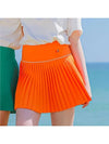 Lala Pleats A-line Skirt Orange - LALA SMILE - BALAAN 2