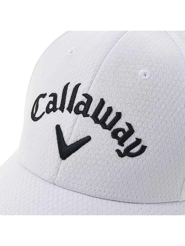 Side Crest Structured Ball Cap White - CALLAWAY GOLF - BALAAN 7