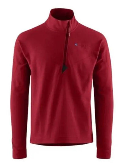 Men's Sigyn Half Zip Sweatshirt Burnt Russet - KLATTERMUSEN - BALAAN 2