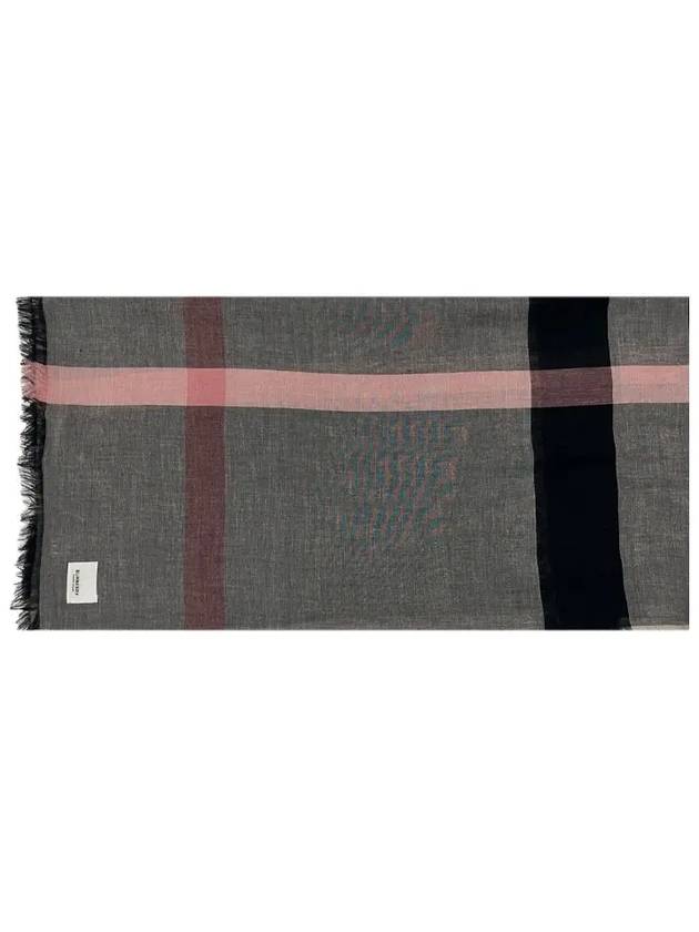 Burberry Scarf Mega Check 40504791 Dark Trench - GUCCI - BALAAN 4