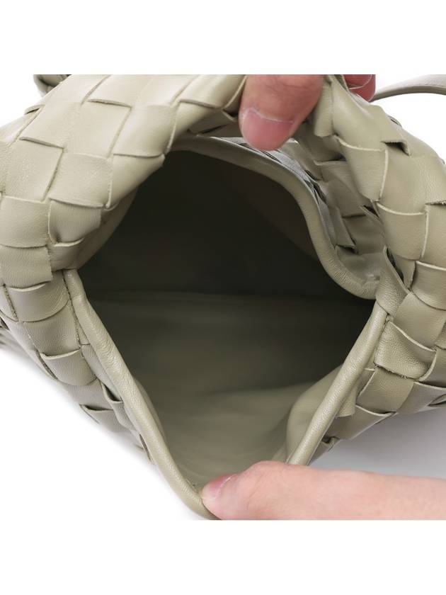 Intrecciato Mini Hop Tote Travertine - BOTTEGA VENETA - BALAAN 7