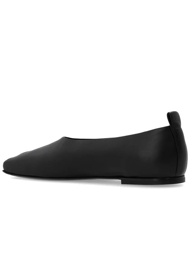 Courrèges Leather Ballet Flats, Women's, Black - COURREGES - BALAAN 5