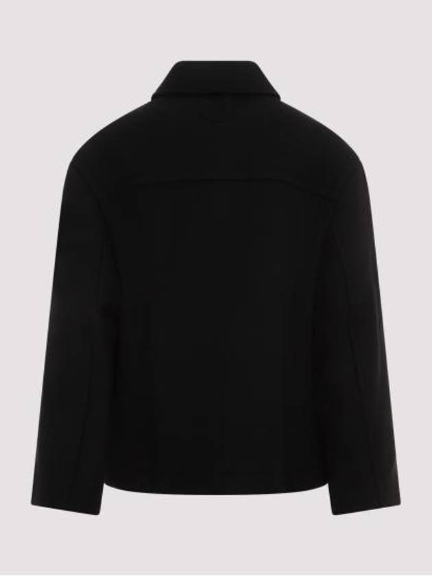 Le Manteau Wool Single Coat Black - JACQUEMUS - BALAAN 5