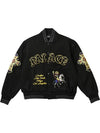 Saint Varsity Jacket Black - PALACE - BALAAN 1