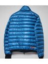 Double Zipper Grenoble Patch Padding Blue - MONCLER - BALAAN 6