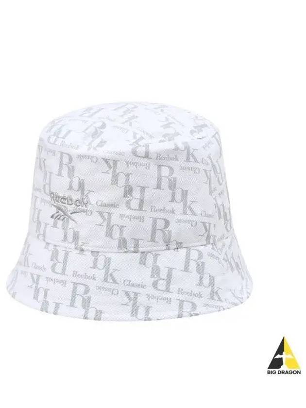 monogram bucket hat white - REEBOK - BALAAN 1