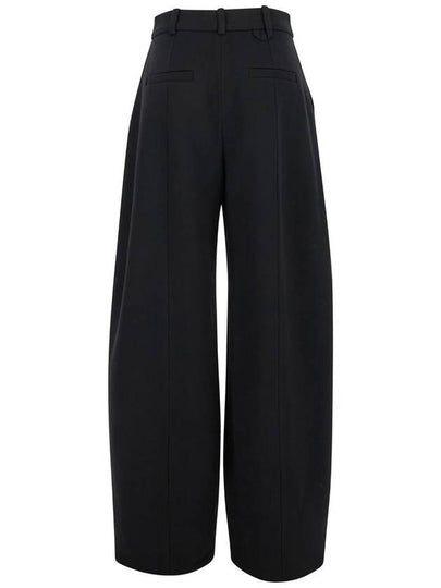 'Le Pantalon Paseo' Black Pants With Belt Loops And Wide Leg In Viscose Blend Stretch Woman - JACQUEMUS - BALAAN 2