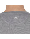 Lymann V-Neck Knit Top Light Grey Melange - J.LINDEBERG - BALAAN 9