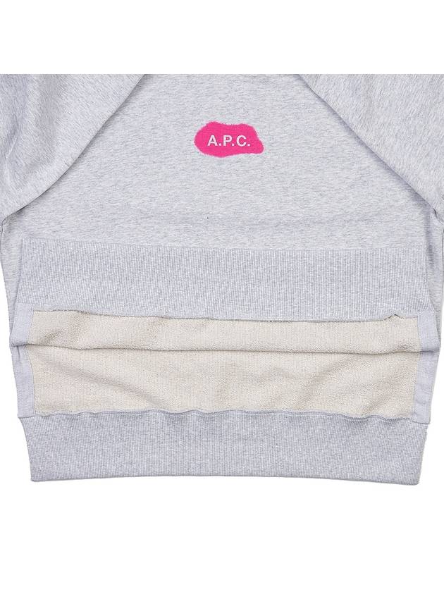 Women's Civile Logo Sweatshirt Light Grey - A.P.C. - BALAAN 9