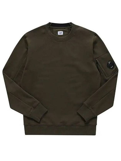 Diagonal Raised Fleece Sweatshirt Green - CP COMPANY - BALAAN 2