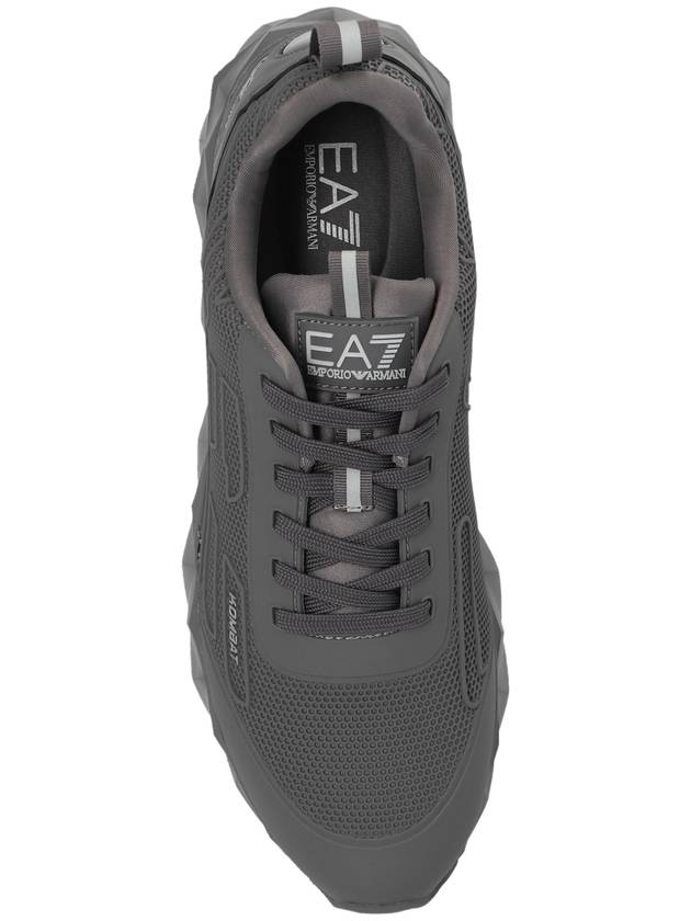 EA7 Emporio Armani Lace-up Sports Shoes, Men's, Grey - EMPORIO ARMANI - BALAAN 6