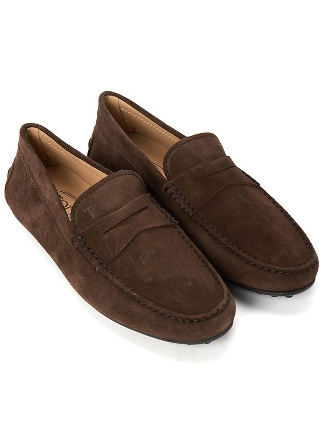 City Gomino Driving Shoes Brown - TOD'S - BALAAN.