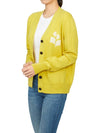 Karin Cotton Cardigan Yellow - ISABEL MARANT ETOILE - BALAAN 5