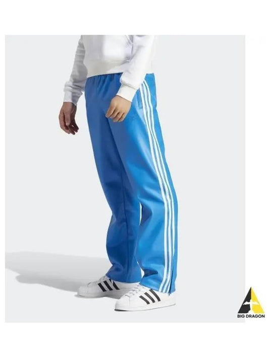 adidas Pow Leather 3S Firebird Track Pants Blue IZ4040 - ADIDAS - BALAAN 1