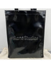 Embossed Logo Tote Bag Black - ACNE STUDIOS - BALAAN 7