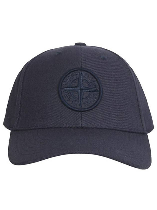 Logo Wappen Ball Cap Navy - STONE ISLAND - BALAAN 2