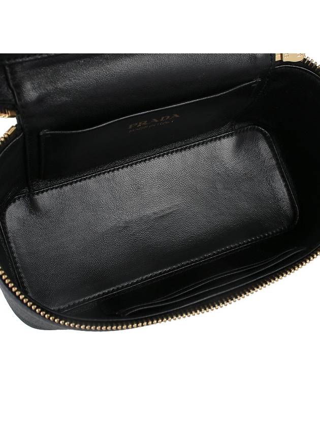 Leather Mini Bag Black - PRADA - BALAAN 11