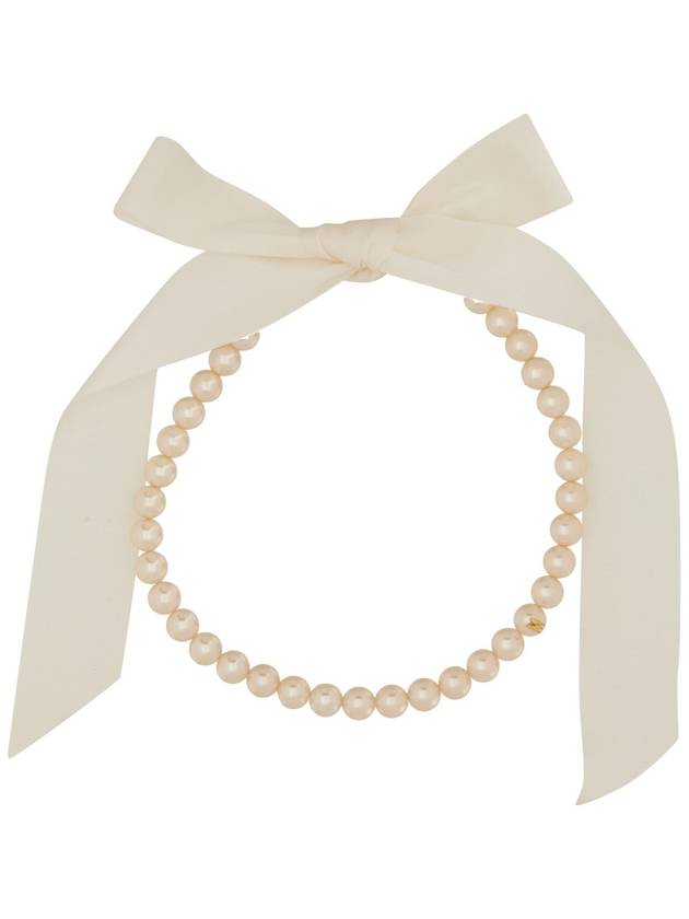 NECKLACE WITH PEARLS - MOSCHINO - BALAAN 1