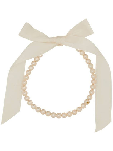 NECKLACE WITH PEARLS - MOSCHINO - BALAAN 1