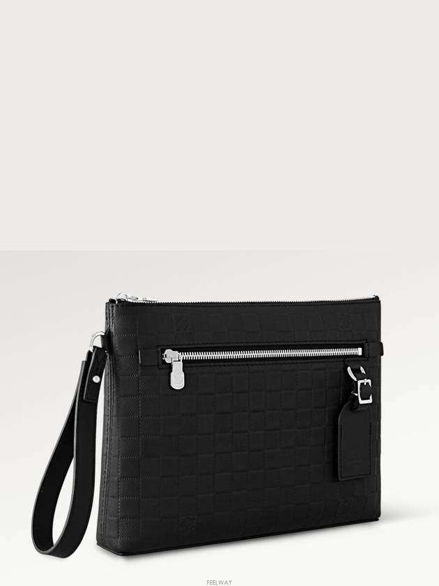 Takeoff Damier Pouch Bag Black - LOUIS VUITTON - BALAAN 3