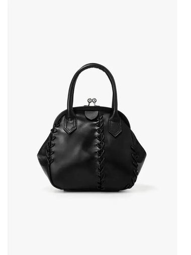 Yohji Yamamoto Y s semi gloss leather tote bag black - YOHJI YAMAMOTO - BALAAN 1