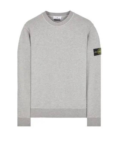 Wappen Patch Garment Dyed Sweatshirt Grey - STONE ISLAND - BALAAN 2