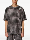 T-Wash-N2 Short Sleeve T-Shirt Grey - DIESEL - BALAAN 4