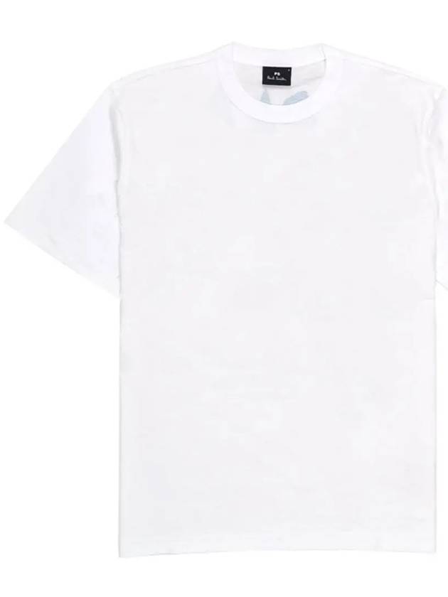 Back Logo Printing Short Sleeve T-Shirt White - PAUL SMITH - BALAAN 3