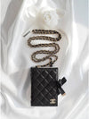 22B Dear Diary Chain Wallet Mini Cross Bag WOC Black AP2954 - CHANEL - BALAAN 3