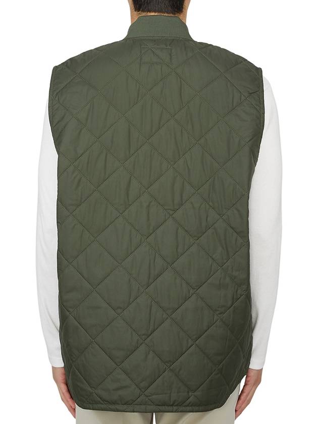 Myton Liner Diamond Quilt Zip-Up Vest Green - CARHARTT WIP - BALAAN 5